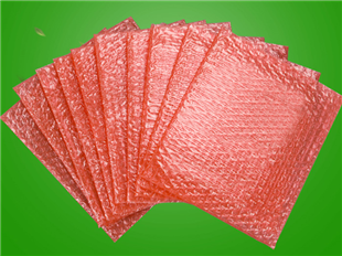 Double-sided red anti-static bubble bag